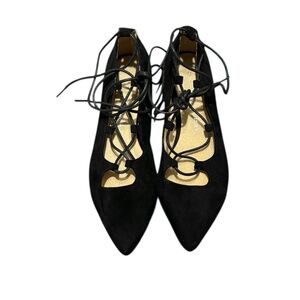 Chinese Laundry Women's Lace Up Flats in Black Size 5